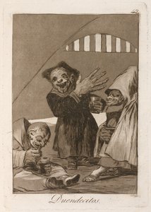 Wróżki (hobgobliny) autorstwa Francisco de Goya