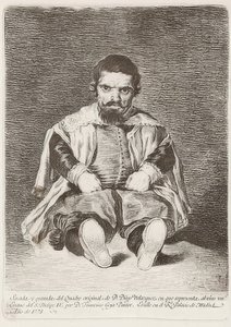 Krasnolud (Un Enano). 1778 autorstwa Francisco de Goya