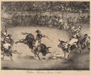 Słynny Amerykanin, Mariano Ceballos (Słynny Amerykanin, Mariano Ceballos) autorstwa Francisco de Goya