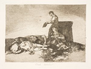 Nieszczęście! (48) autorstwa Francisco de Goya