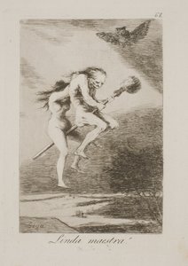 Przystojny mistrz-nauczyciel autorstwa Francisco de Goya