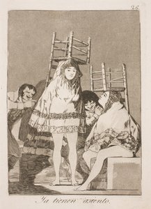 Wreszcie na miejscu autorstwa Francisco de Goya