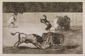 Kolejny szalony akt na tej samej arenie autorstwa Francisco de Goya