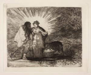 Język angielski: Katastrofy wojny, tablica nr 82 autorstwa Francisco de Goya