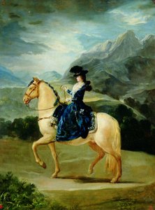 Portret konny Marii Teresy de Vallabriga