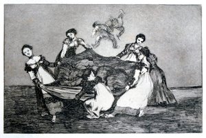 Zagadka kobieca, 1819-1823 autorstwa Francisco de Goya