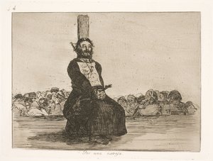 Ze względu na nóż (34) autorstwa Francisco de Goya
