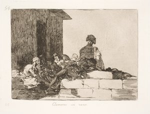 Próżna skarga (54) autorstwa Francisco de Goya