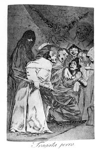 Pies Fregata, 1799 autorstwa Francisco de Goya