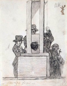 Kara francuska, w latach 1824-1828. autorstwa Francisco de Goya