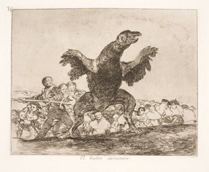 Sęp (76) autorstwa Francisco de Goya