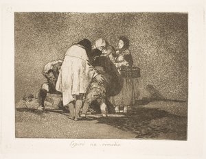Zmarł, nie mogąc mu pomóc (53) autorstwa Francisco de Goya