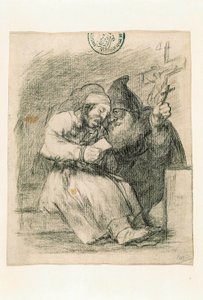 Pomaga mu dobrze umrzeć autorstwa Francisco de Goya