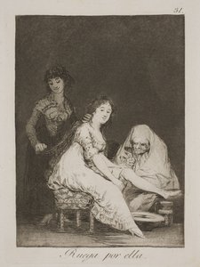 Modli się za nią autorstwa Francisco de Goya
