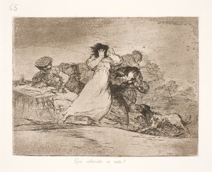 Co oznacza to zamieszanie? (65) autorstwa Francisco de Goya
