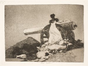 Co za bohaterstwo! (7) autorstwa Francisco de Goya
