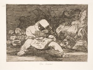 Co za szaleństwo! (68) autorstwa Francisco de Goya