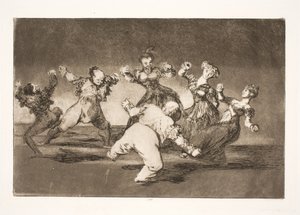 Jeśli Marion chce tańczyć, sama musi ponieść konsekwencje autorstwa Francisco de Goya