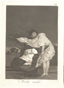 W ciemności nocy autorstwa Francisco de Goya