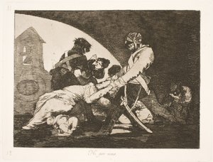 Nie od nich (11) autorstwa Francisco de Goya
