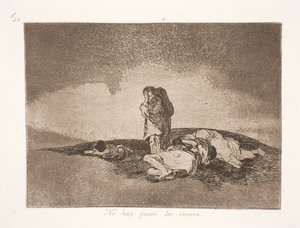 Nikt nie pomoże (60) autorstwa Francisco de Goya