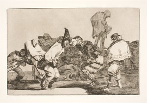 Szaleństwo Karnawału (Matko Ty, Karnawale, na jutro będą popiół) autorstwa Francisco de Goya