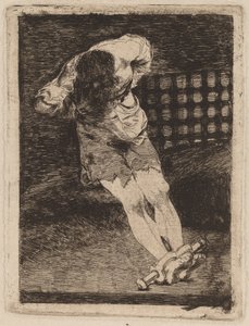 Bezpieczeństwo więźnia nie wymaga tortur (Opieka nad przestępcą nie wymaga tortur autorstwa Francisco de Goya
