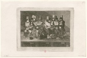 Okropności wojny, tablica 35: Nie można wiedzieć, dlaczego autorstwa Francisco de Goya