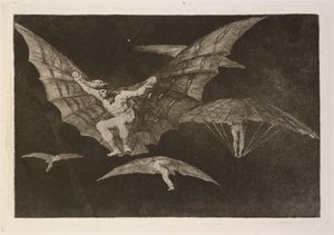 Modo de volar (Sposób latania) autorstwa Francisco de Goya