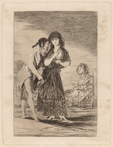 Ni asi la distingue (nawet w ten sposób nie może jej wyrwać) autorstwa Francisco de Goya