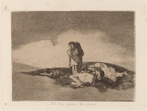 No Hay Quien Los Socorra (Nikt nie może im pomóc) autorstwa Francisco de Goya
