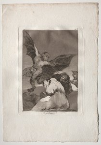 Ochenta Caprichos: Opowieści, podmuchy wiatru, 1793-1798. autorstwa Francisco de Goya