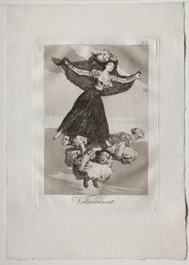Osiemdziesiąt Kaprysów: Volaverunt autorstwa Francisco de Goya