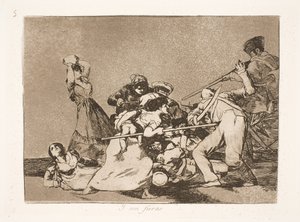 I są jak furie (5) autorstwa Francisco de Goya
