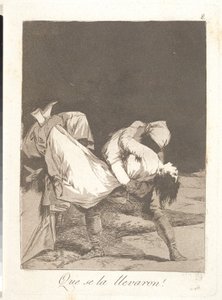 A oni ją odciągają autorstwa Francisco de Goya