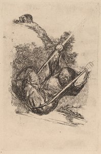 Stara kobieta na huśtawce autorstwa Francisco de Goya