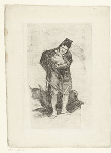 Stary torreador El embozado autorstwa Francisco de Goya