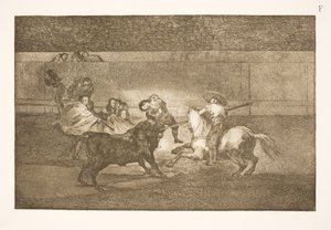 Śmierć Pepe Illo (III kompozycja) autorstwa Francisco de Goya