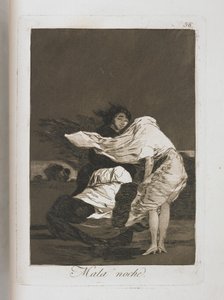 Talerz z Los Caprichos, 1797-1798 autorstwa Francisco de Goya