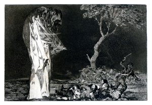 Zagadka strachu, 1819-1823 autorstwa Francisco de Goya