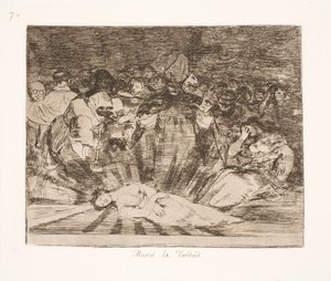 Prawda umarła (79) autorstwa Francisco de Goya
