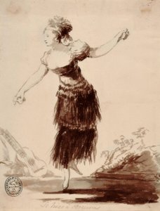 Se hizo a oscuras (została stworzona przez cień) autorstwa Francisco de Goya