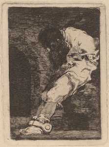Jeśli jest przestępcą, co? muera presto (Jeśli jest winny, niech umrze szybko) autorstwa Francisco de Goya