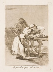 Pospiesz się, budzą się! autorstwa Francisco de Goya
