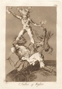Subir y bajar (Wstać i Upaść) autorstwa Francisco de Goya
