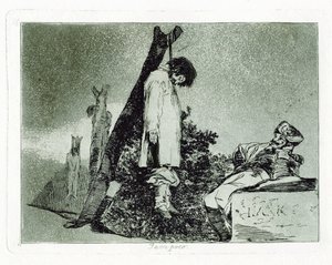 Ani to. Tablica 36 z Klęsk wojennych autorstwa Francisco de Goya