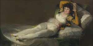 Maja w ubraniu, ok. 1930 r. 1800 autorstwa Francisco de Goya