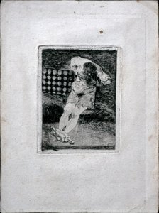 Opieka nad przestępcą nie wymaga tortur, c. 1810 autorstwa Francisco de Goya