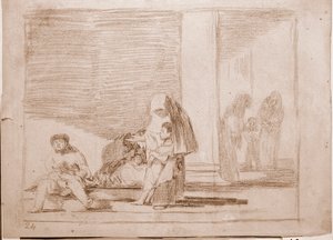 Katastrofy wojny: zdrowi i chorzy (rysunek autorstwa Francisco de Goya