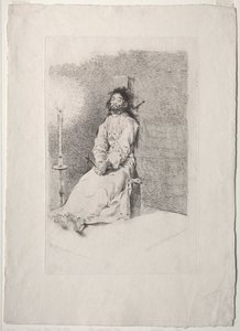 Garrotowany Człowiek autorstwa Francisco de Goya